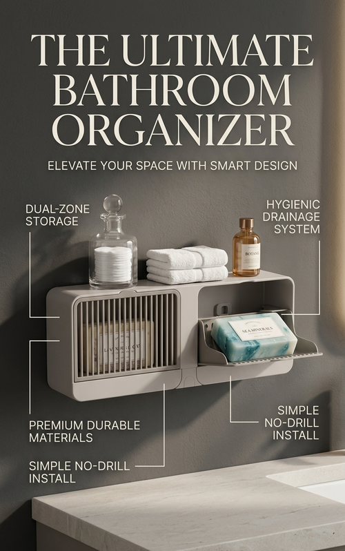 Modern double grid soap box
